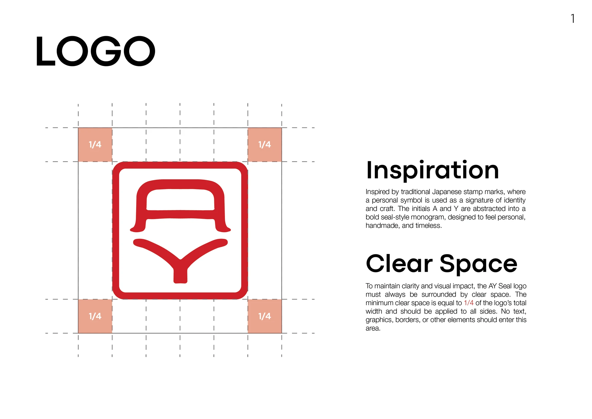 Aaron Yuson brand guidelines page 3
