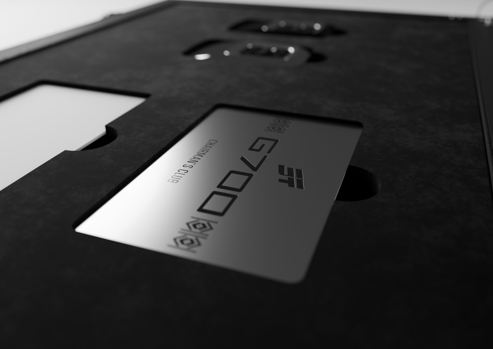 Close-up of Jetour G700 chairman's club card